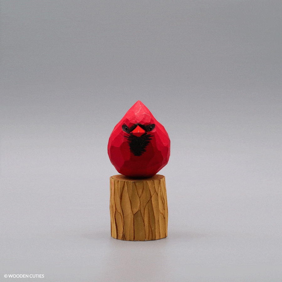Handmade Bird + Stand