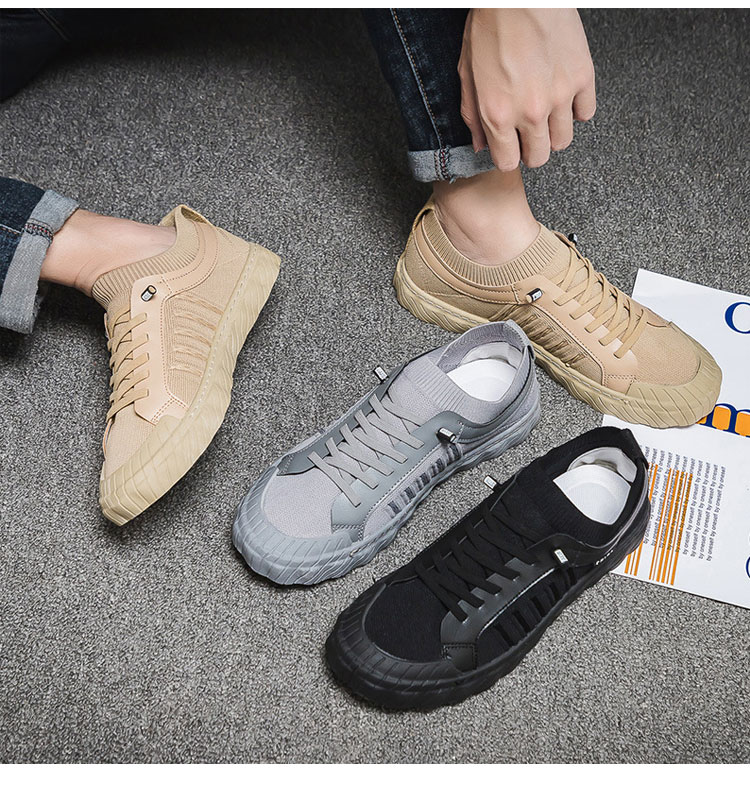 Men's Breathable Canvas Causal Shoes