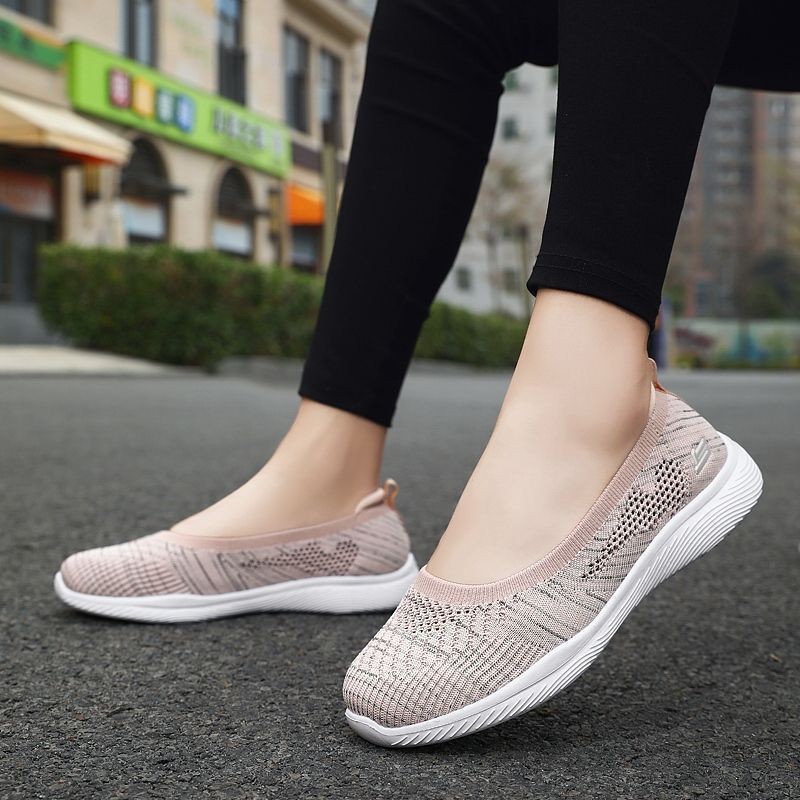 💥US BEST SELLERS -Women's Woven Orthopedic Breathable Soft Sole Shoes