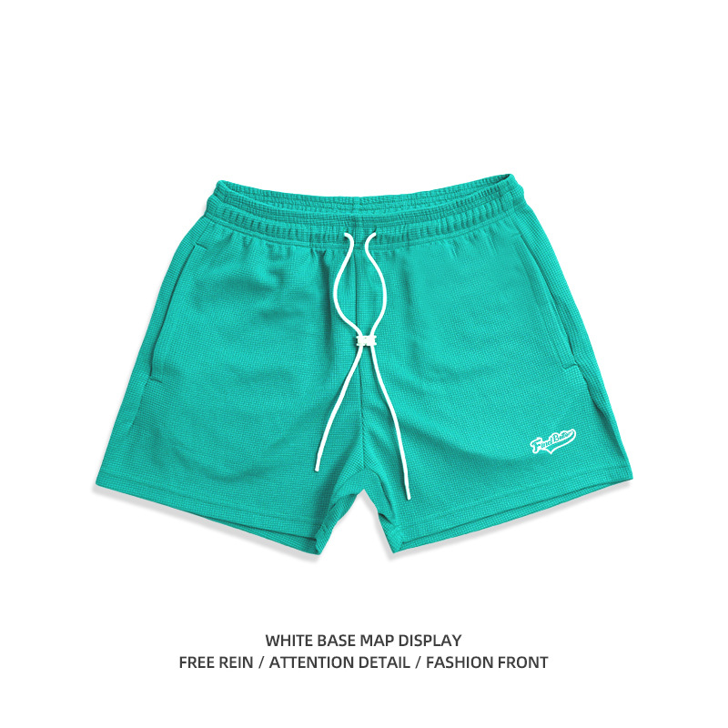 American Walofege triple -point pants casual sports shorts Men's summer street tide penetrated and breathable but knee pants