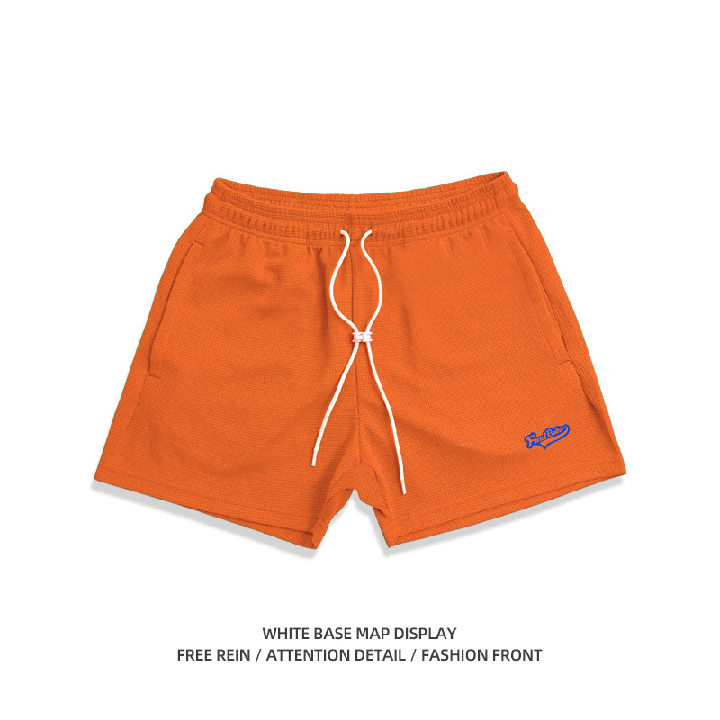 American Walofege triple -point pants casual sports shorts Men's summer street tide penetrated and breathable but knee pants