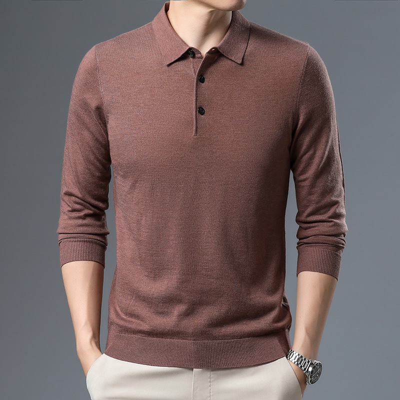 Men's sweater slim casual long-sleeved sweater
