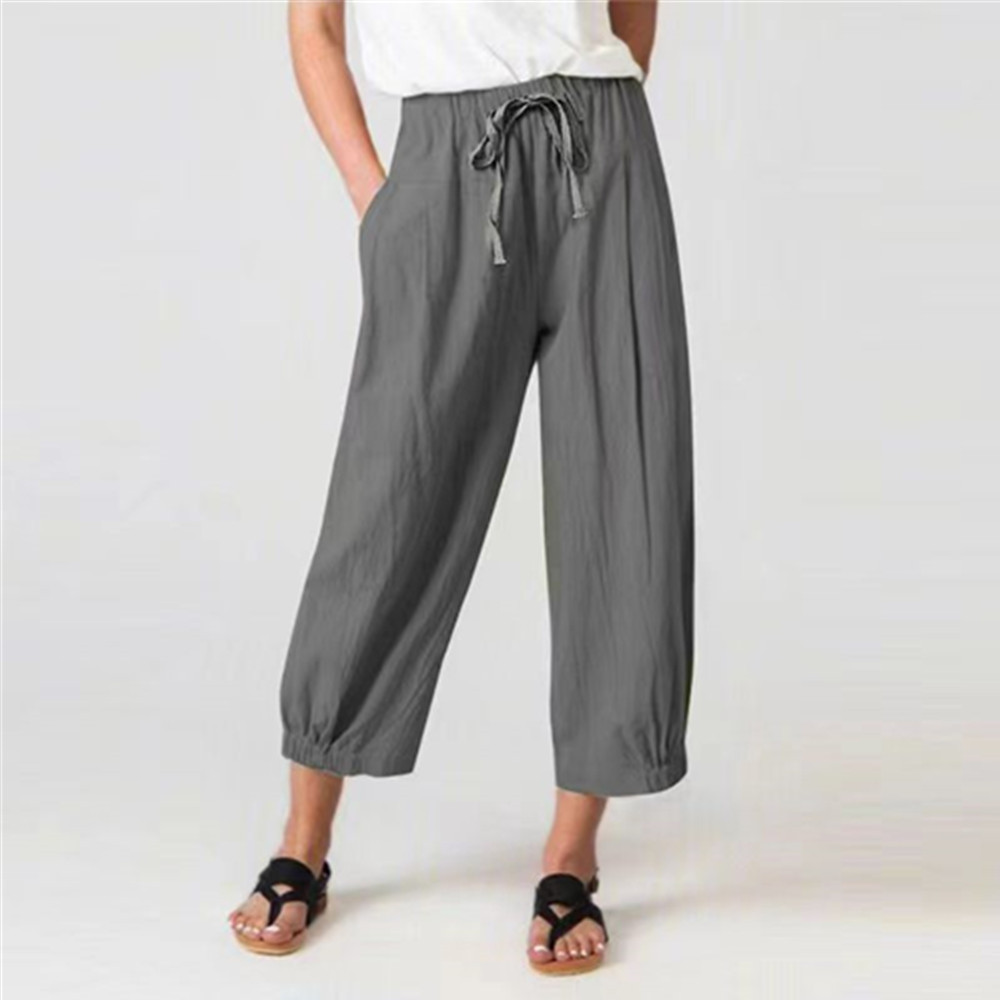 🔥WOMEN'S SUMMER CAPRI WIDE LEG FLOWER PANTS🔥