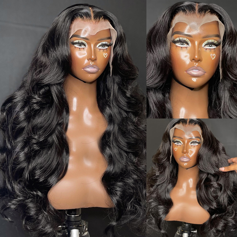 Hair Wigs Pre-plucked Bleached Knots Pre Cut Lace Wig 