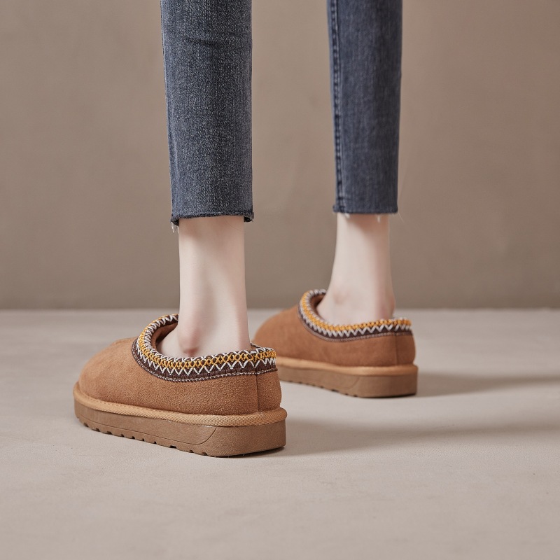 Women's Cotton Velvet Warm Snow Shoes