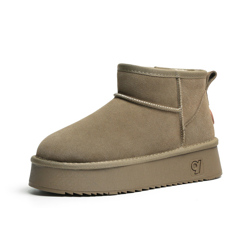 Women's platform thick-soled short-tube non-slip