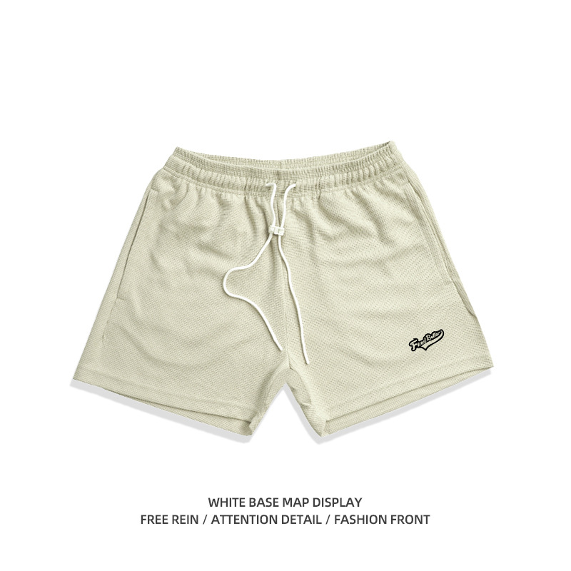 American Walofege triple -point pants casual sports shorts Men's summer street tide penetrated and breathable but knee pants