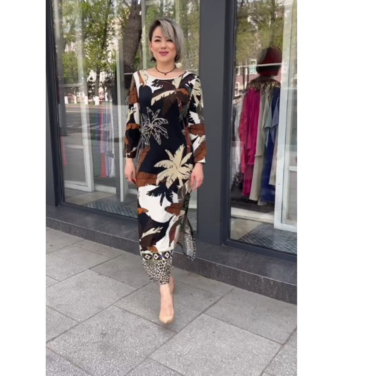💕SUMMER SALE 60% OFF🔥Women's Casual Dress Outdoor Daily Fashion Streetwear Regular Fit Long Sleeve