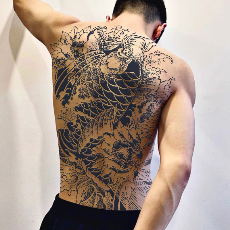 full back tattoo