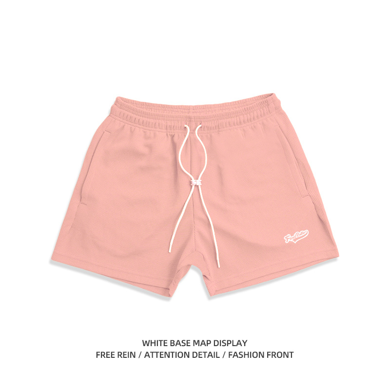 American Walofege triple -point pants casual sports shorts Men's summer street tide penetrated and breathable but knee pants