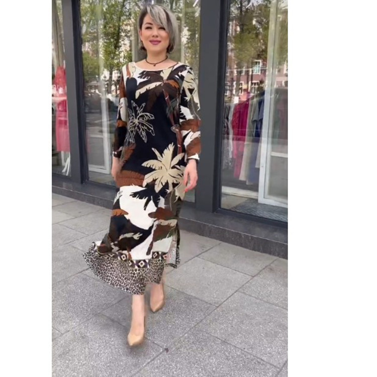 💕SUMMER SALE 60% OFF🔥Women's Casual Dress Outdoor Daily Fashion Streetwear Regular Fit Long Sleeve