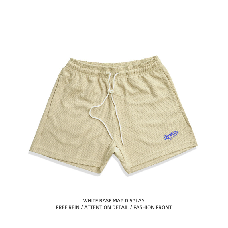 American Walofege triple -point pants casual sports shorts Men's summer street tide penetrated and breathable but knee pants