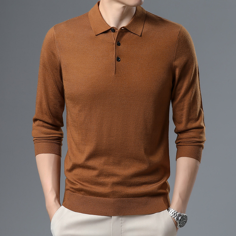 Men's sweater slim casual long-sleeved sweater