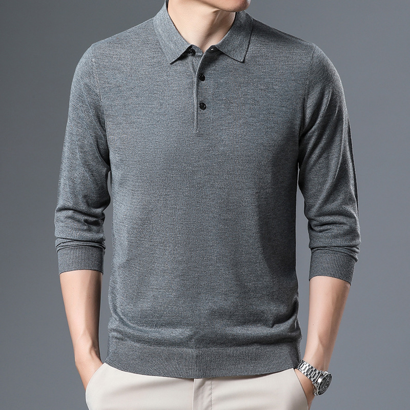Men's sweater slim casual long-sleeved sweater