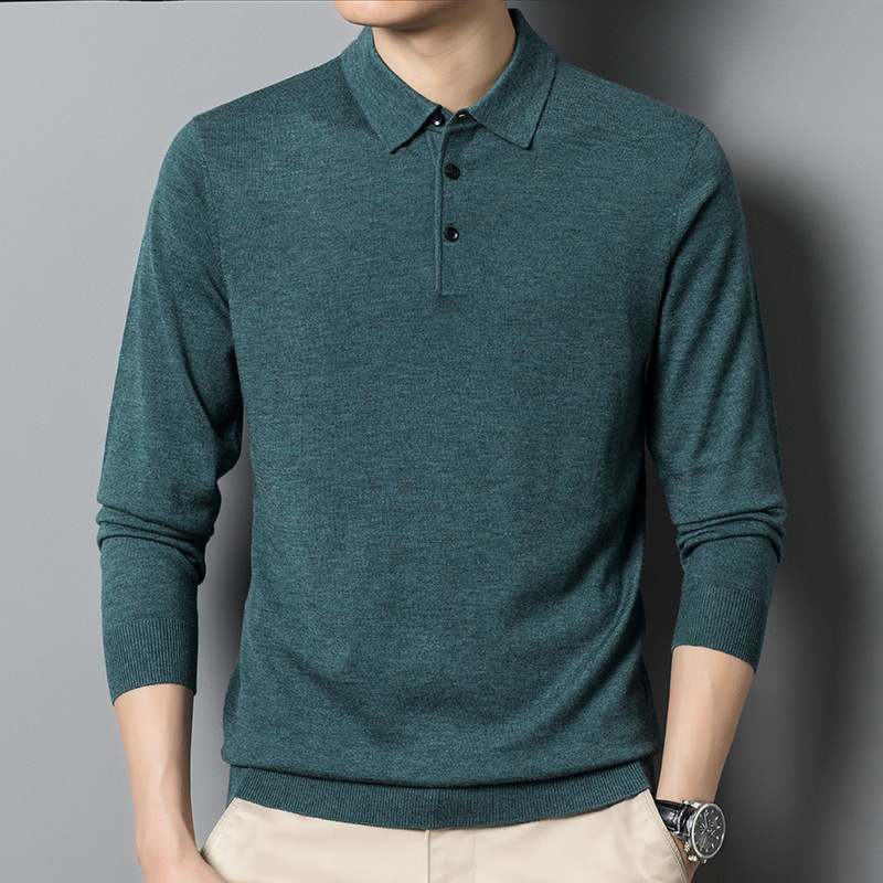 Men's sweater slim casual long-sleeved sweater