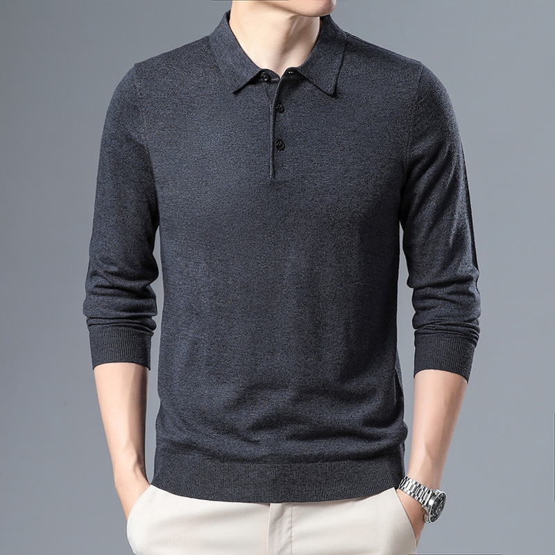 Men's sweater slim casual long-sleeved sweater