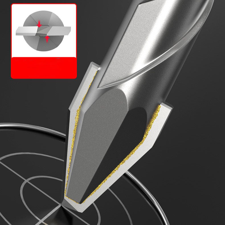 Crooked Tip Eccentric Drill Bit