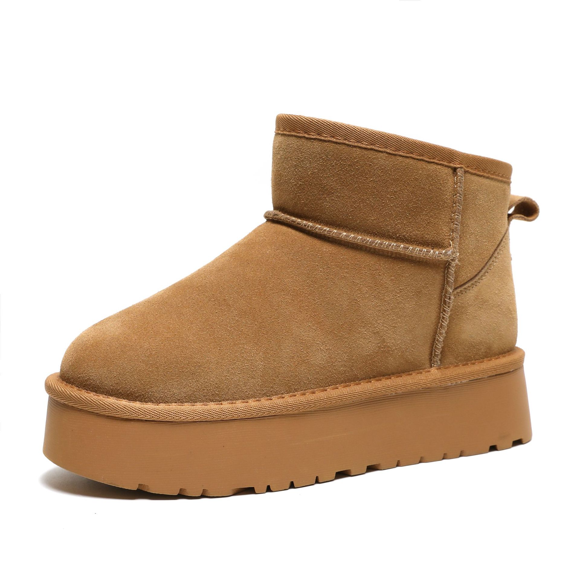 Women's platform thick-soled short-tube non-slip