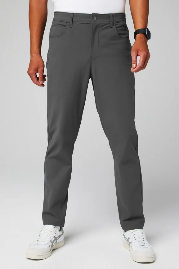 Men's Classic Fit Pants With 5-Pocket