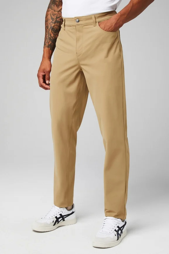 Men's Classic Fit Pants With 5-Pocket