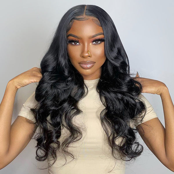 Hair Wigs Pre-plucked Bleached Knots Pre Cut Lace Wig 