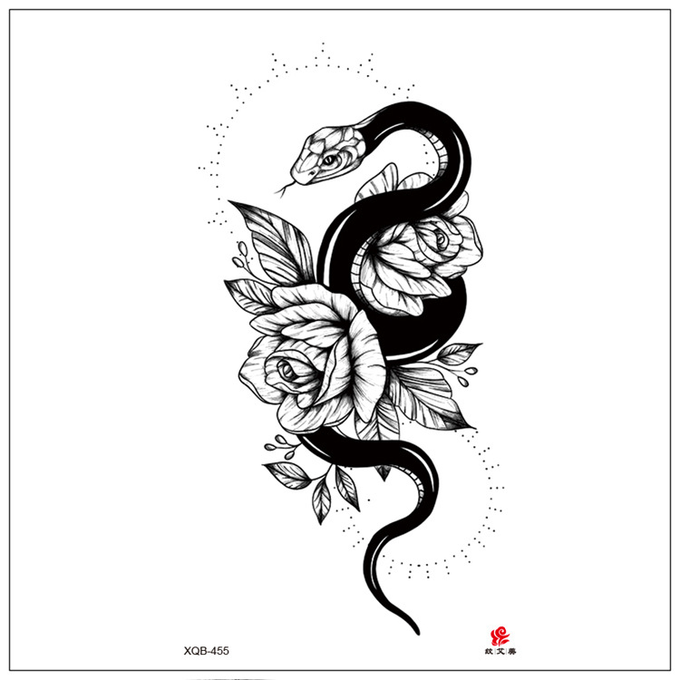 snake and flower #4