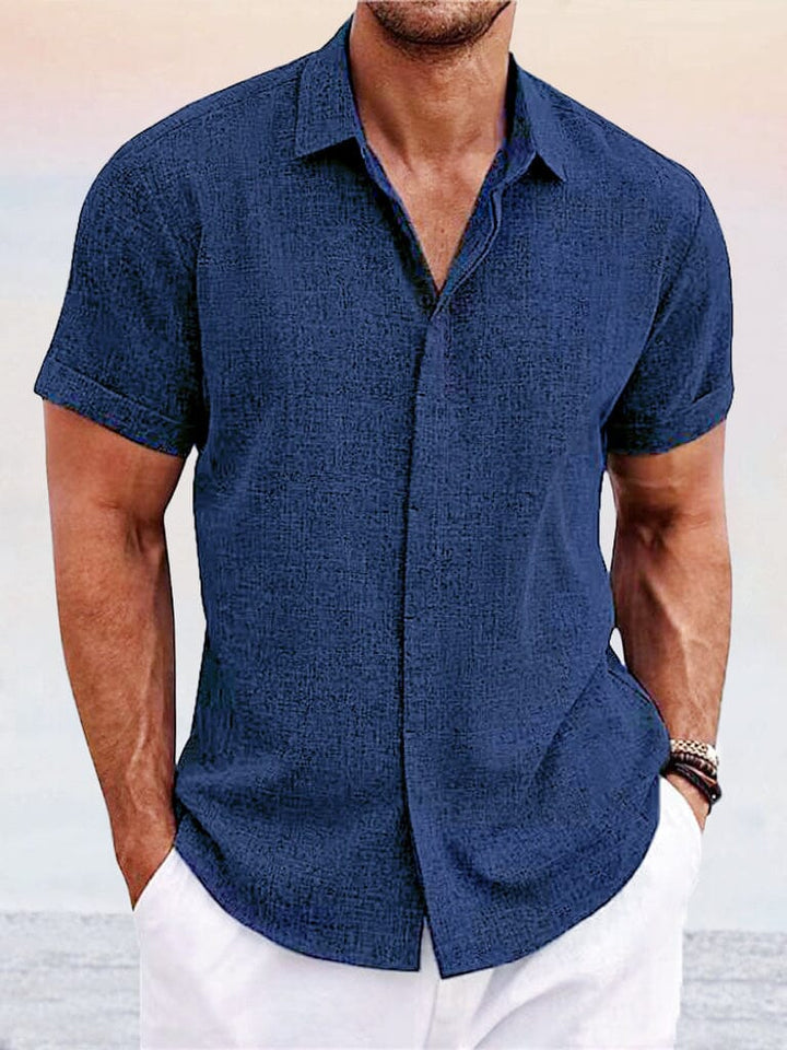 Men's Casual Cotton Linen Shirt