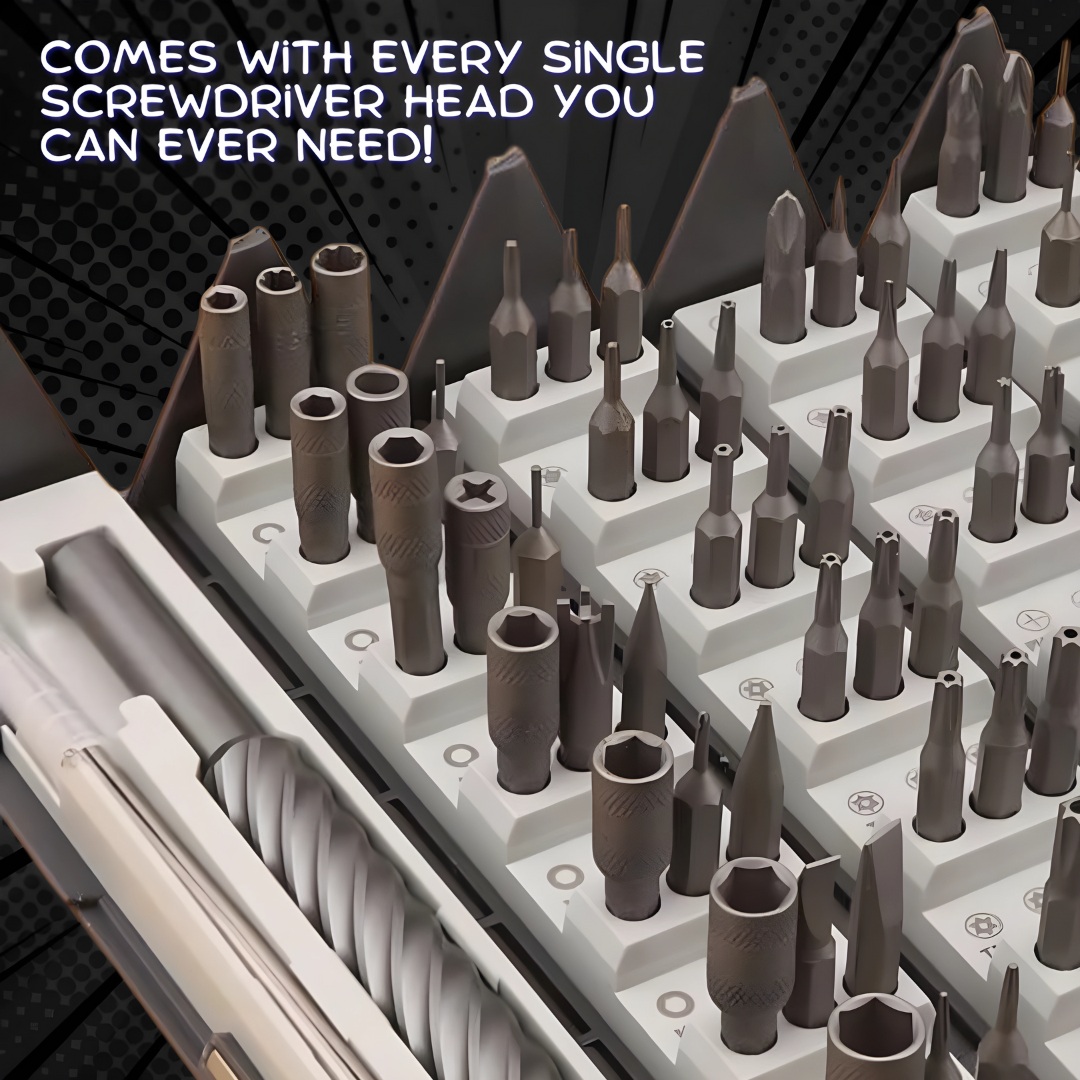 128-in-1 Universal Screwdriver Set