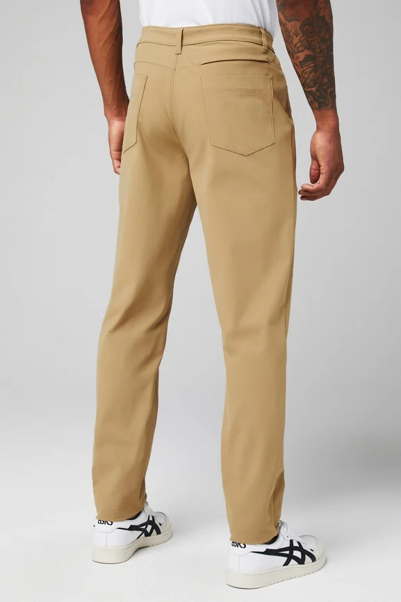 Men's Classic Fit Pants With 5-Pocket