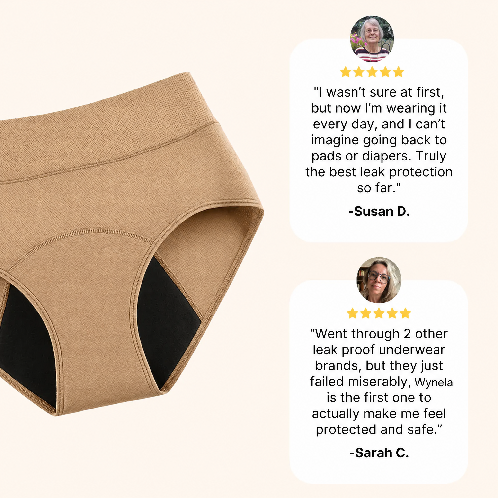 👩‍⚕️Limited-Time 70% Off |Wynela™  100% Leak-Proof Underwear