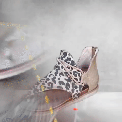 Super Posh Gladiator Comfy Sandals,  Flat Heel Slip-on Shoes With Zipper, 2020 Design