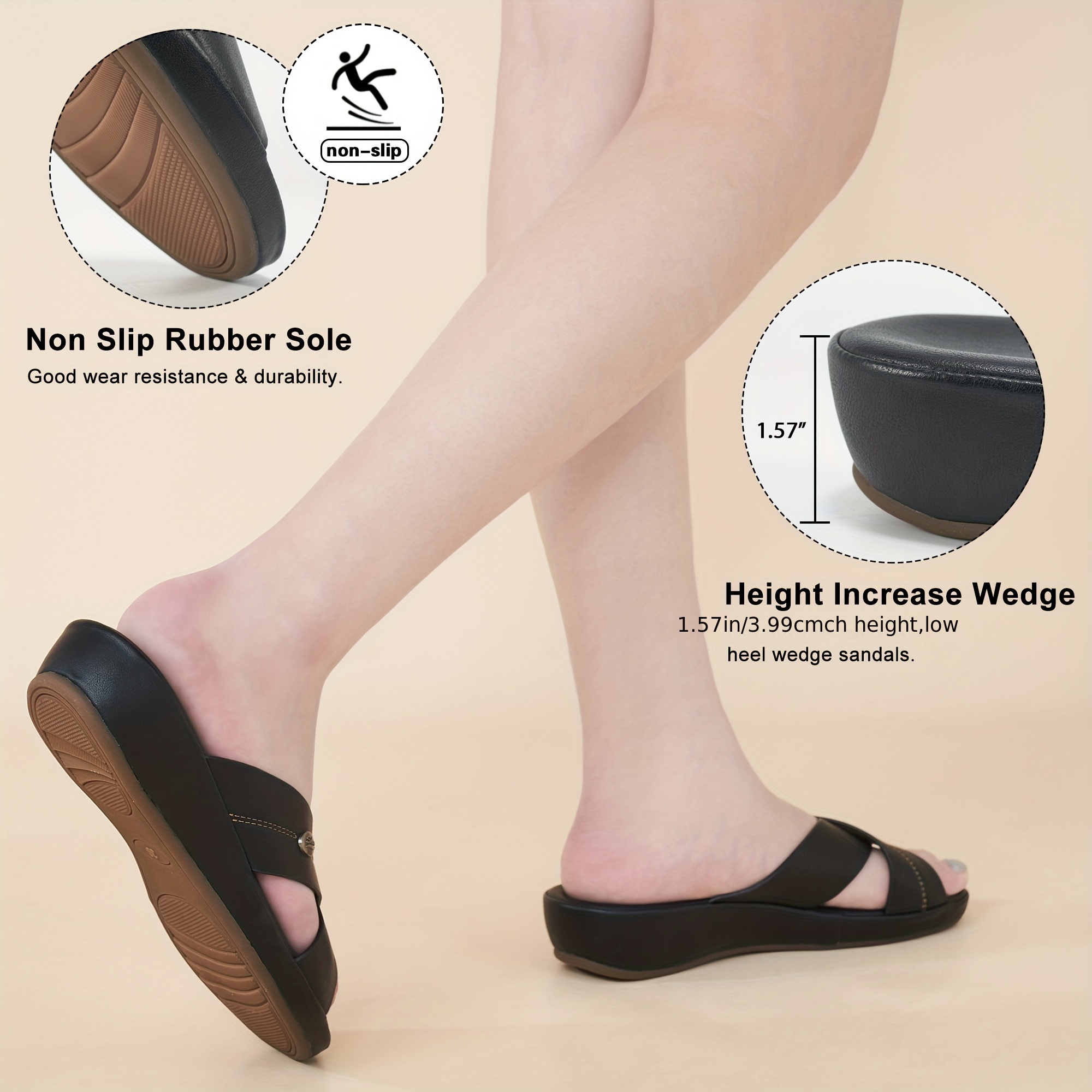 🔥US BEST SELLER🔥Women's Comfortable Orthopedic Leather Flat Sandals