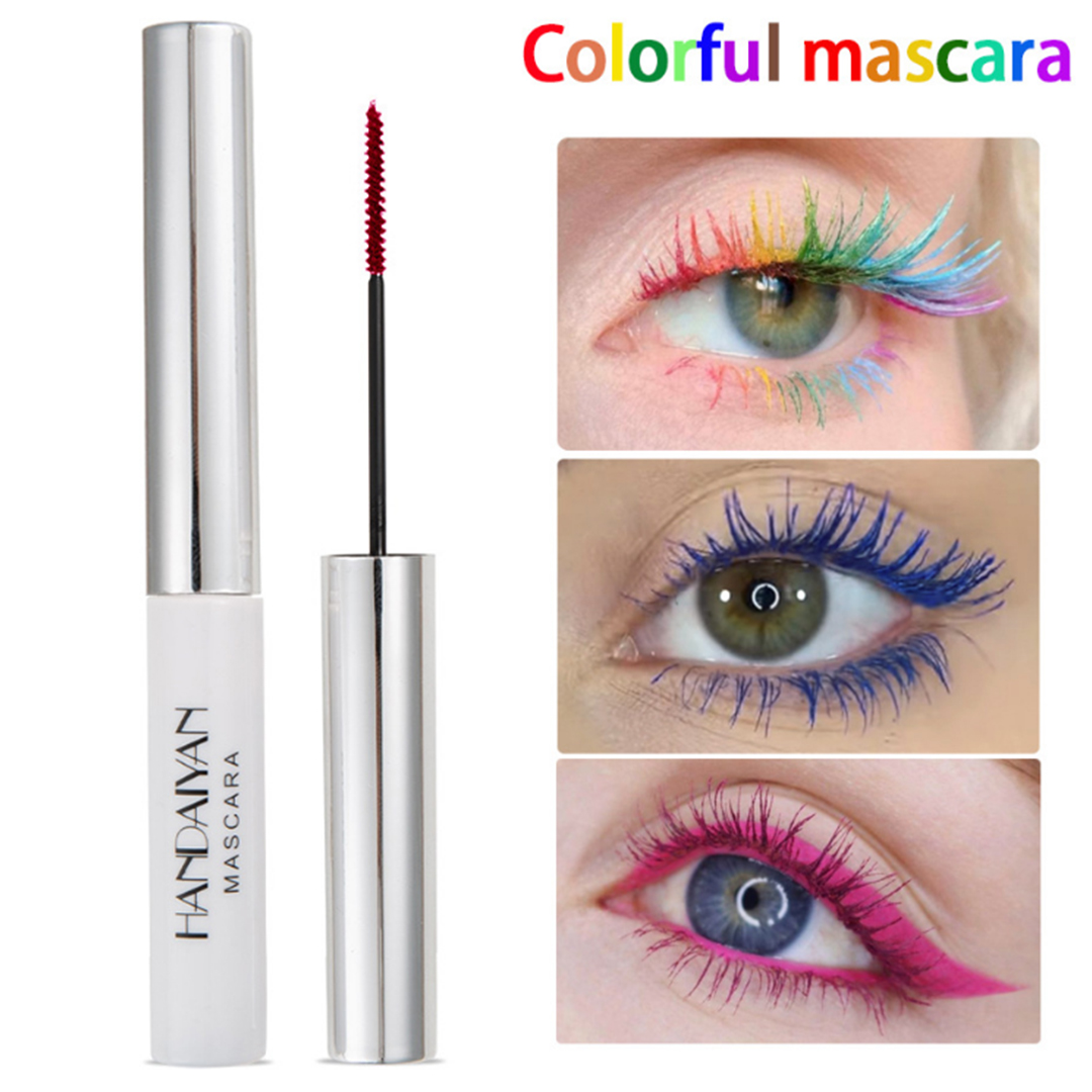 Double Usuage Thick and Curve Make-up Colorful No Smudge Mascara & Eyebrow
