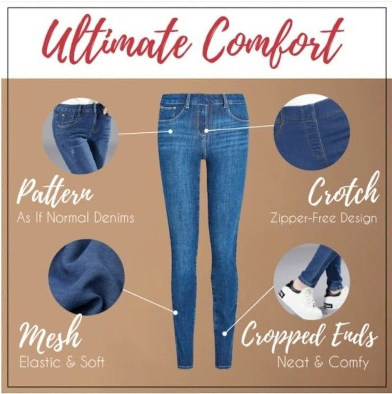 🔥Buy 2 Free Shipping🔥Plus Size Toning Jeans Leggings