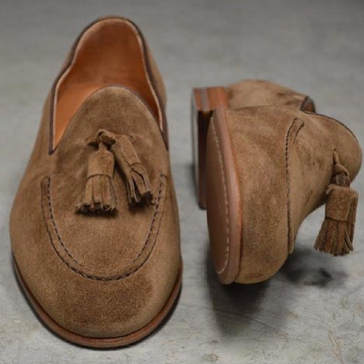 Men's Suede Boutique Loafers A09-Zittor