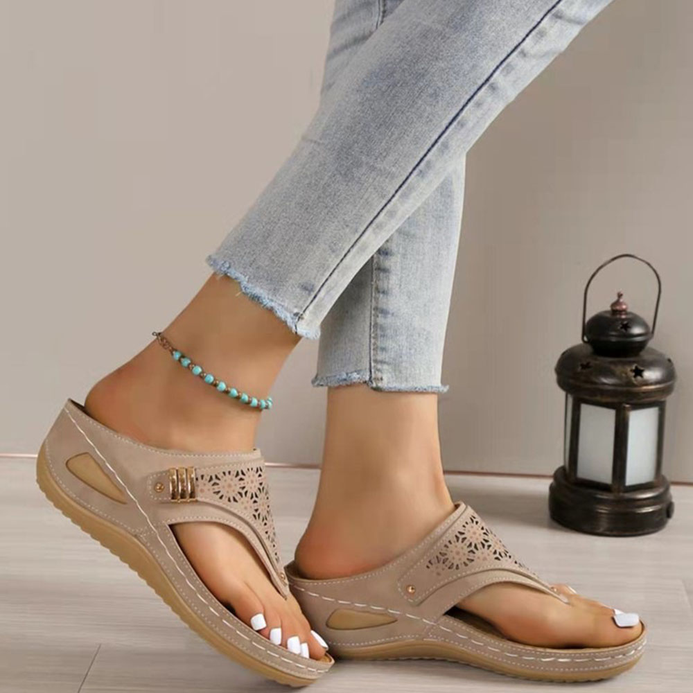 [#1 TRENDING SUMMER 2024] Women's Summer Wedge Non-Slip Beach Sandals 🔥