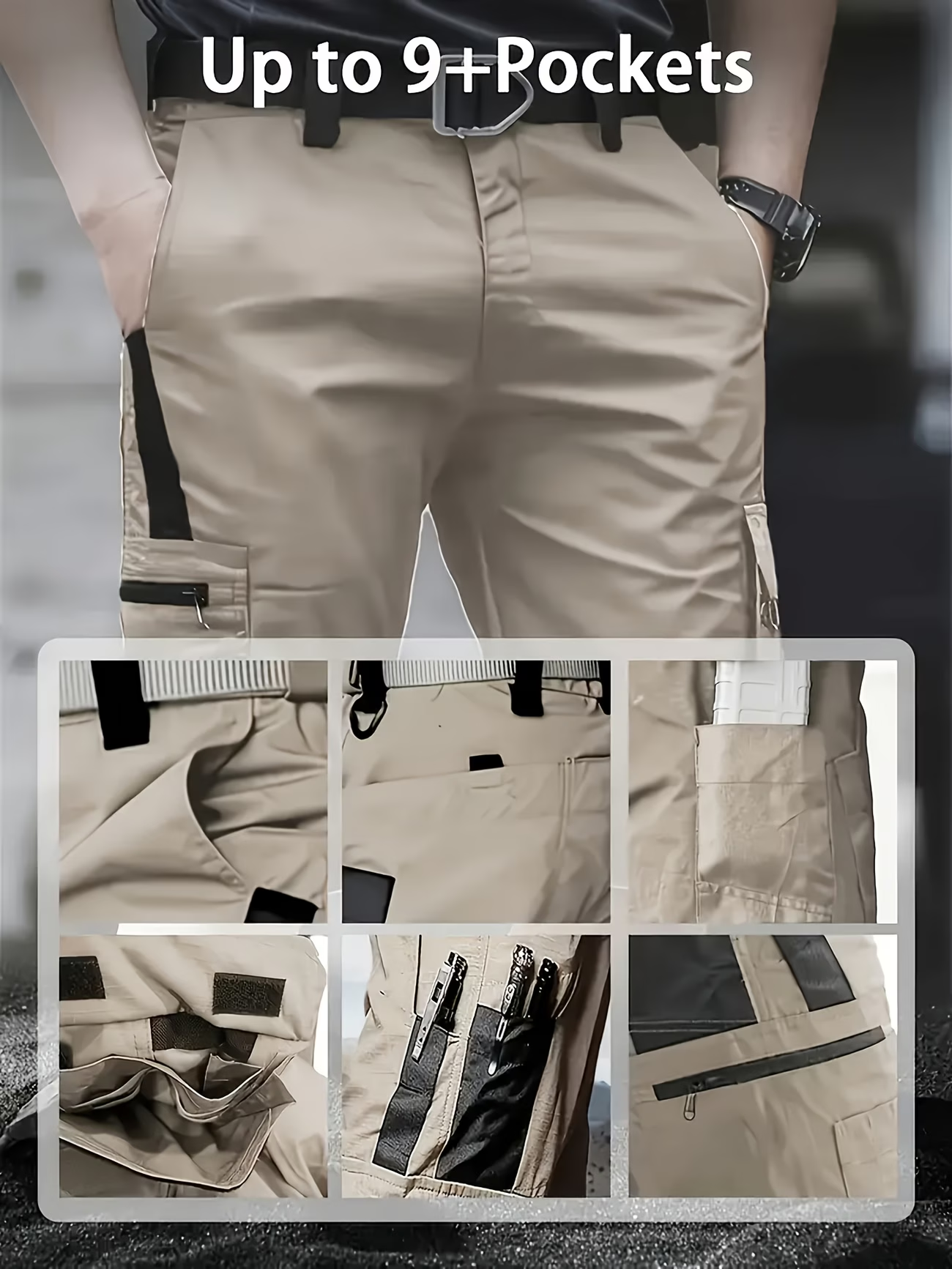 ✨Clearance Sale 60% OFF -  Men Cargo Shorts, Breathable Quick Dry Tactical Work Pants With Multi Pockets