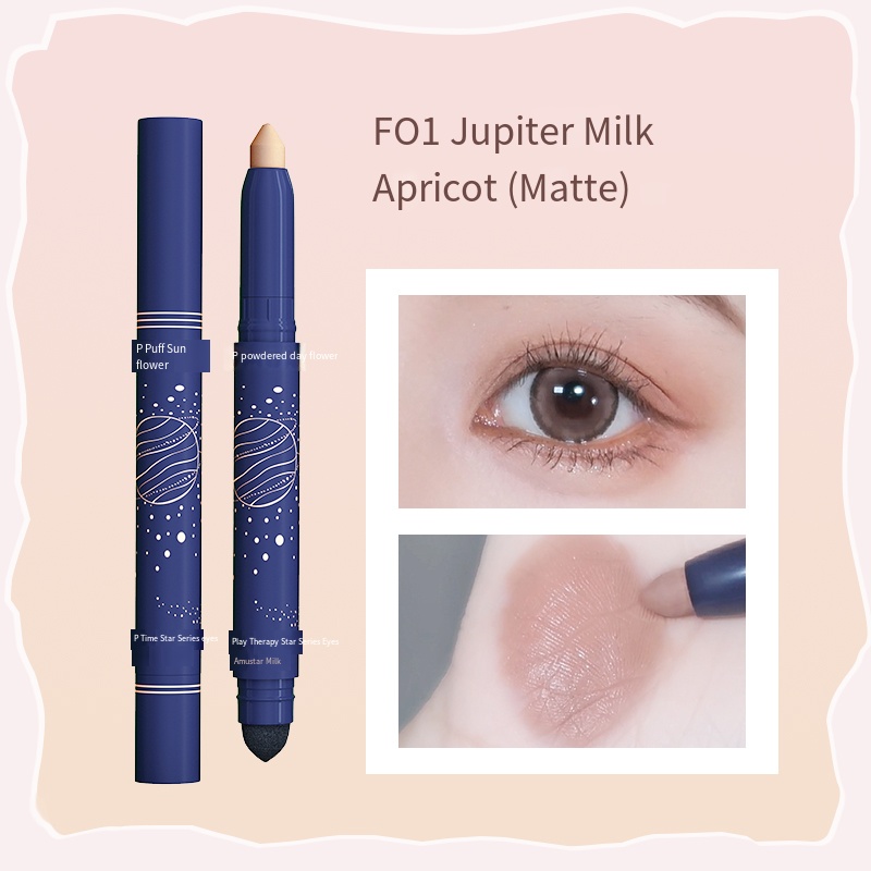 【New products imported from Korea】 Eye shadow pen highlight brightening pen eye shadow stick one touch forming new lazy people
