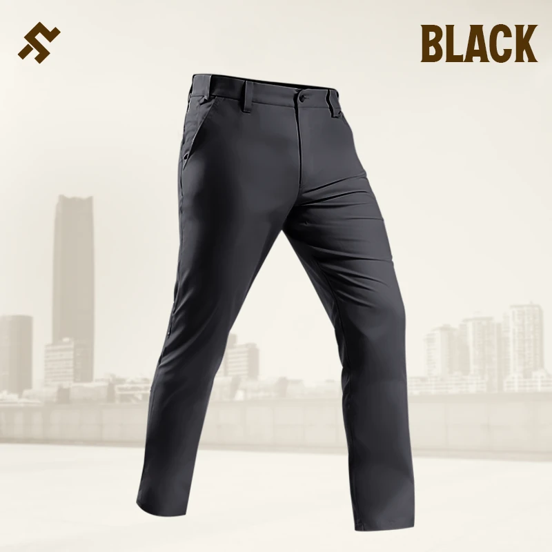 Men's Active Khaki Pants With Expandable Waistband