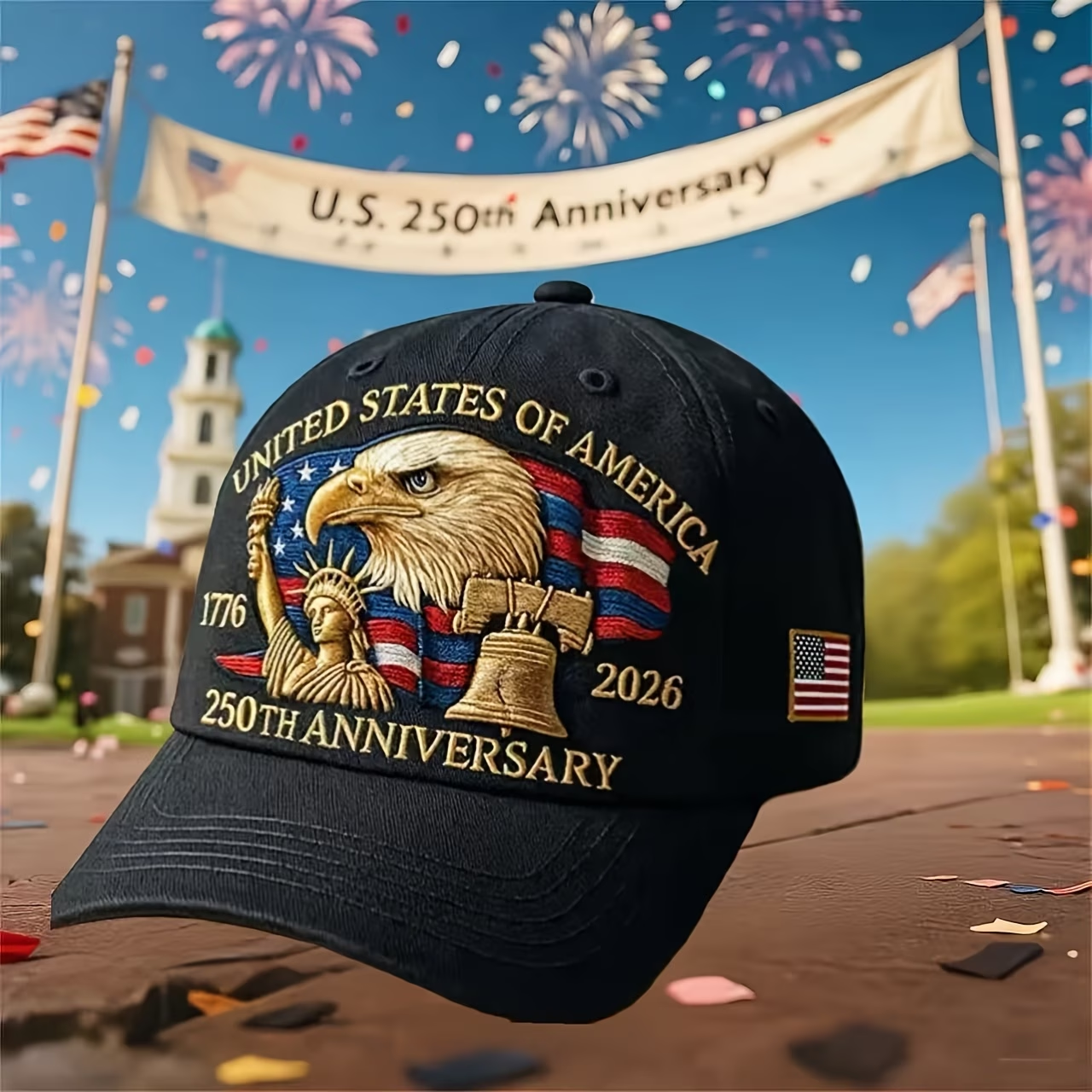 America 250th Anniversary Patriotic Hat | 2026 USA Independence Celebration Cap