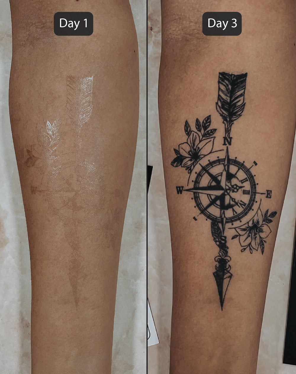 Adventure Semi-permanent vegetation tattoo (24 hours Develops) 