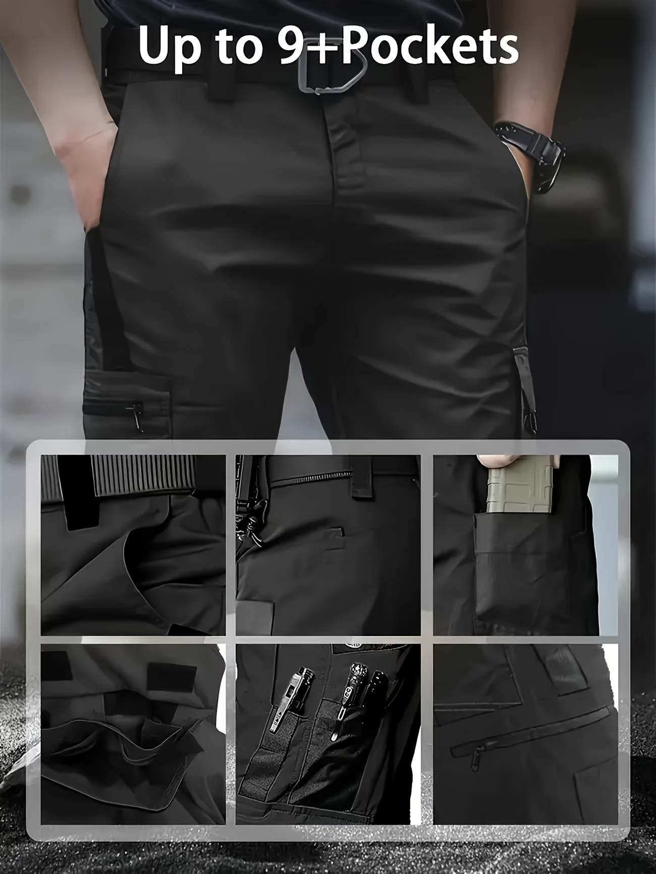 ✨Clearance Sale 60% OFF -  Men Cargo Shorts, Breathable Quick Dry Tactical Work Pants With Multi Pockets
