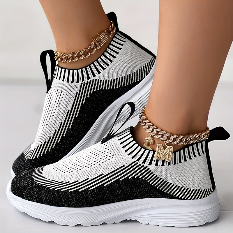 Women's Knit Breathable and Comfortable Orthopedic Sneakers