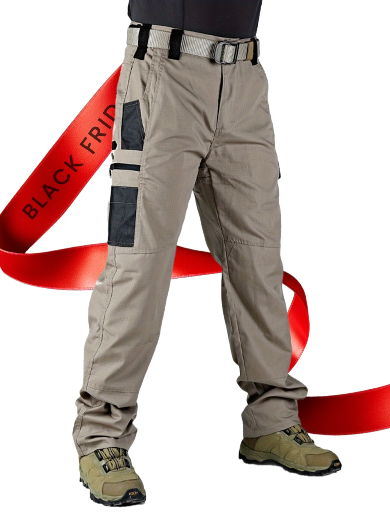 Men's Tactical Cargo Pants | Durable Multi-Pocket Work Pants for Outdoor, Construction, Hiking & Trekking