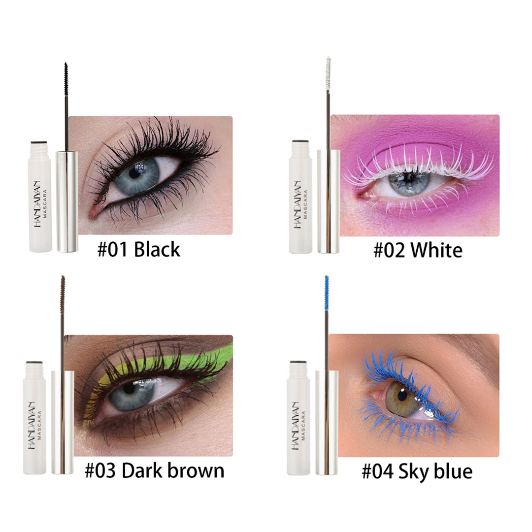 Double Usuage Thick and Curve Make-up Colorful No Smudge Mascara & Eyebrow