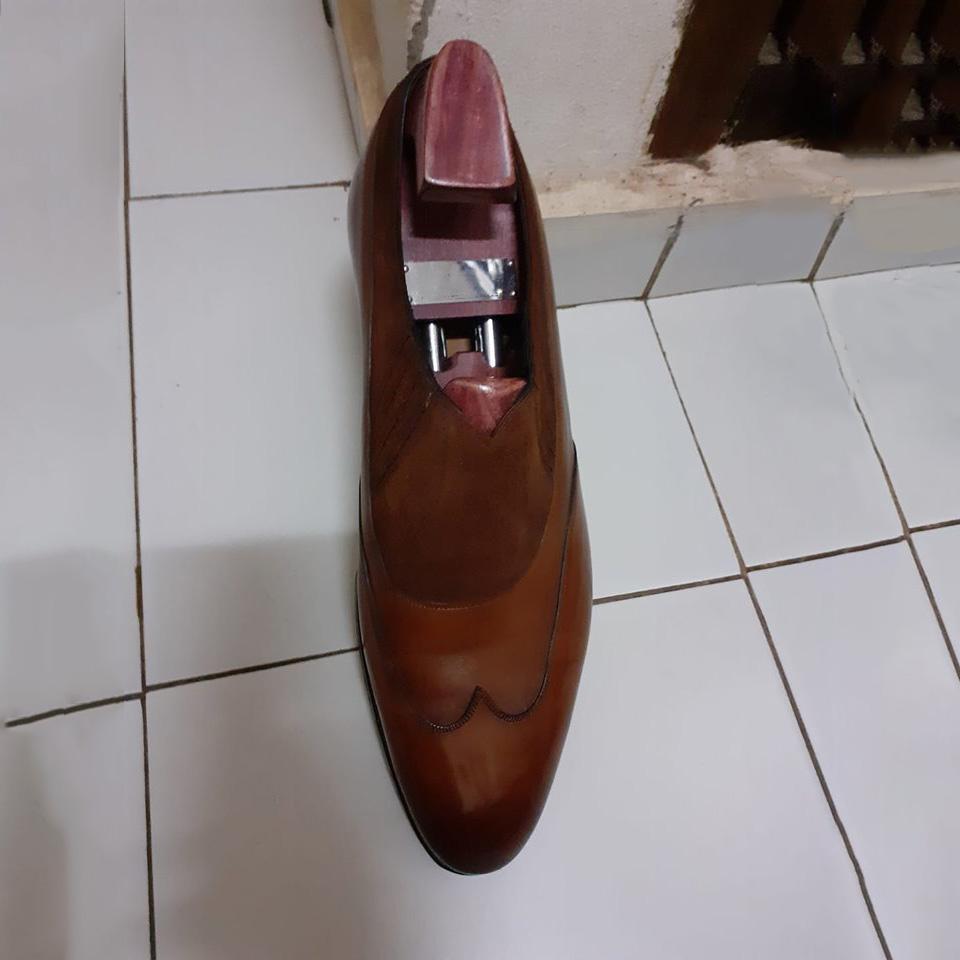 Suede Stitching Men Dress Shoes-Zittor