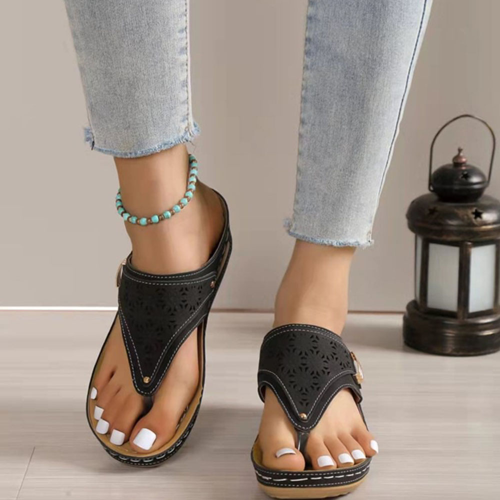 [#1 TRENDING SUMMER 2024] Women's Summer Wedge Non-Slip Beach Sandals 🔥