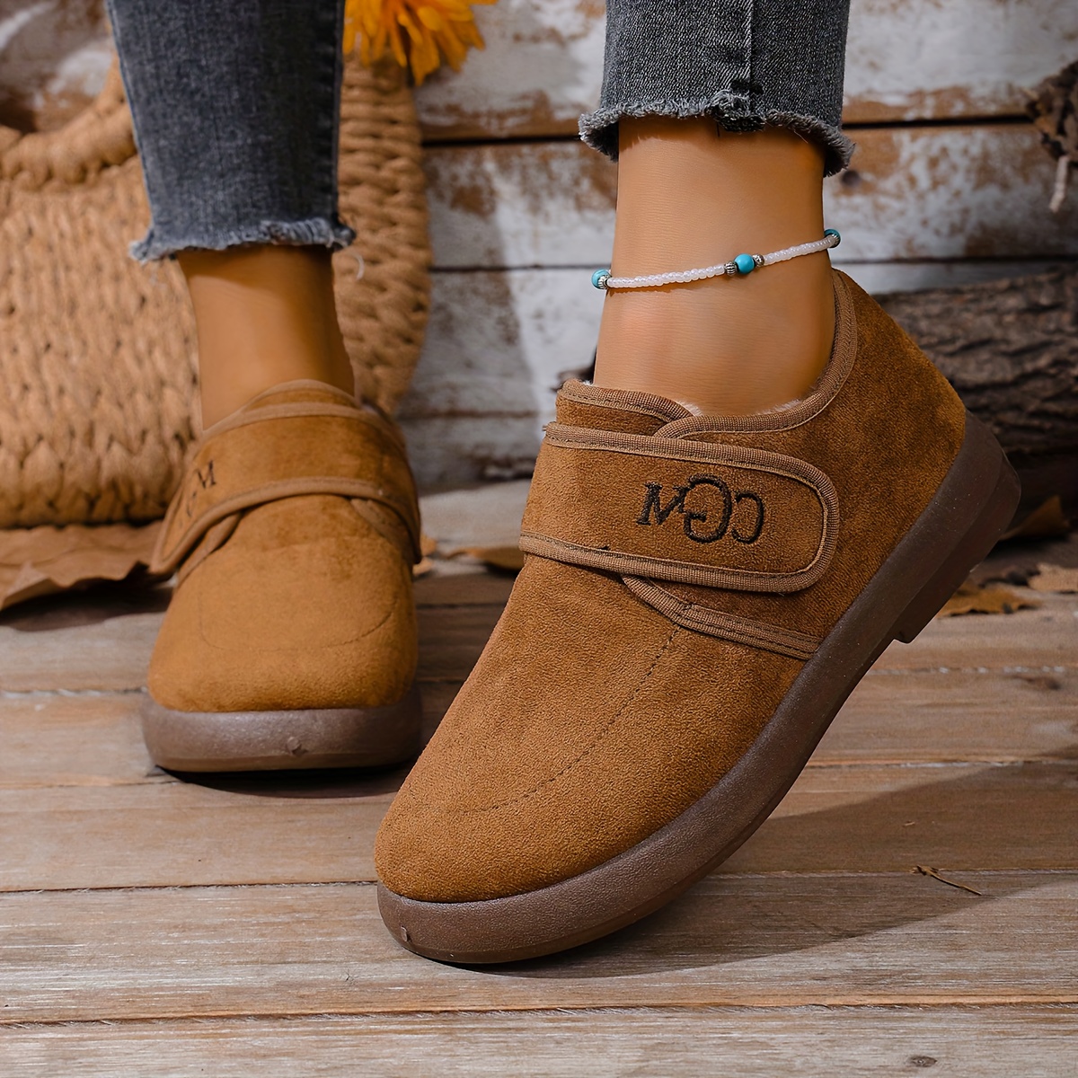 🎁Winter Sale❄️Women's Suede Winter Non-Slip Boots