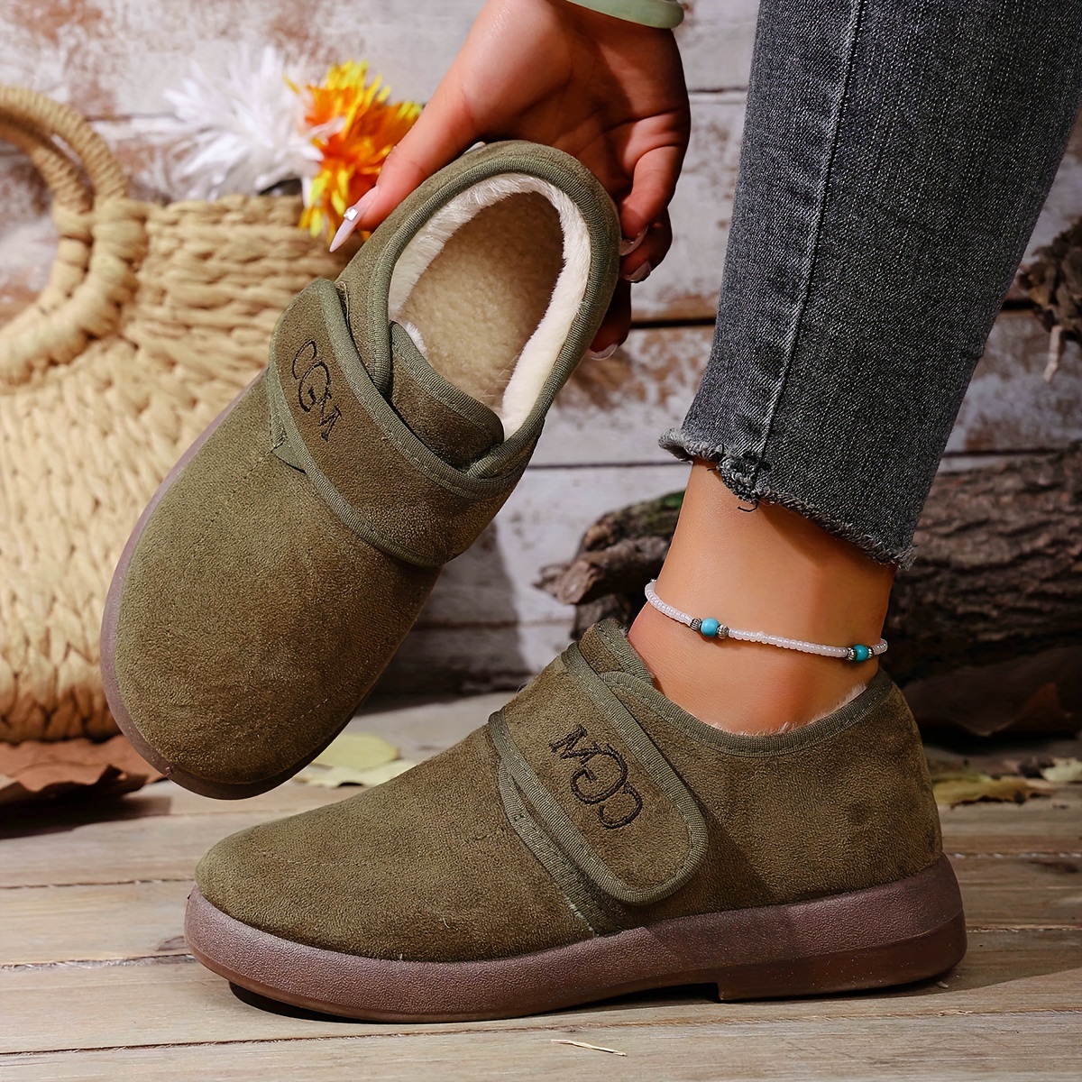 🎁Winter Sale❄️Women's Suede Winter Non-Slip Boots