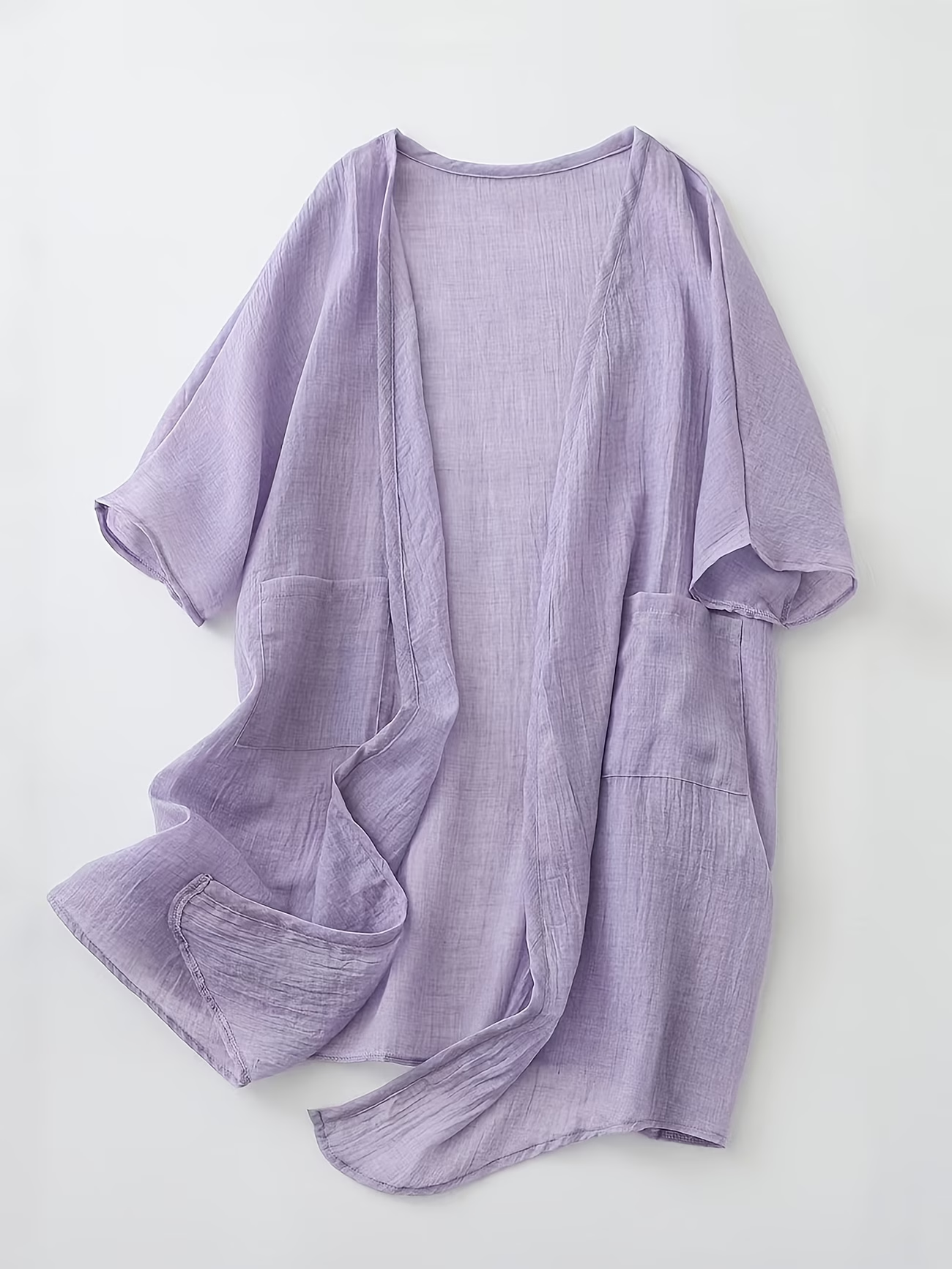 Breathable Linen Open Front Shirt for Summer（BUY 2 GET FREE SHIPPING)